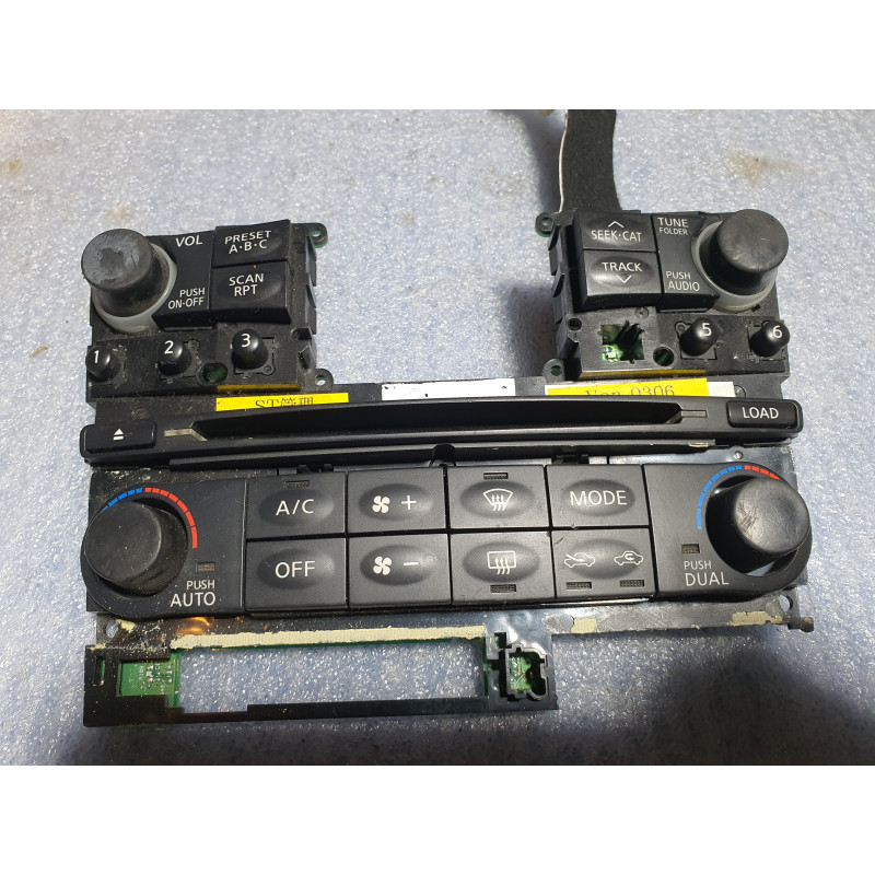 25391-JK64B Infiniti G35 Audio AC Heater Climate Control Panel 2007-2013