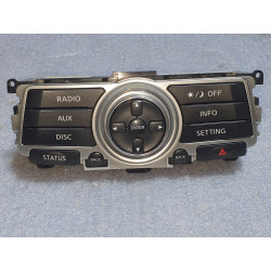 28395-JK60B Infiniti G35 Radio Audio Information Multimedia Control Panel