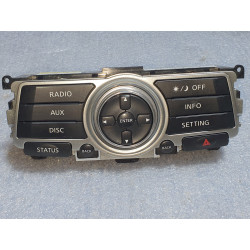 28395-JK60B Infiniti G35 Radio Audio Information Multimedia Control Panel