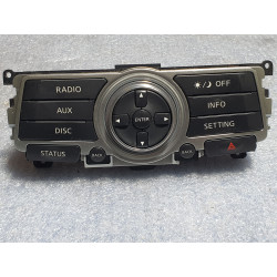 28395-JK60B Infiniti G35 Radio Audio Information Multimedia Control Panel