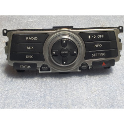 28395-JK60B Infiniti G35 Radio Audio Information Multimedia Control Panel