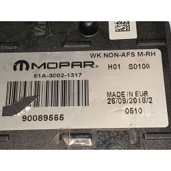 90089565 Jeep Grand Cherokee Right Headlight Non AFS Control Module