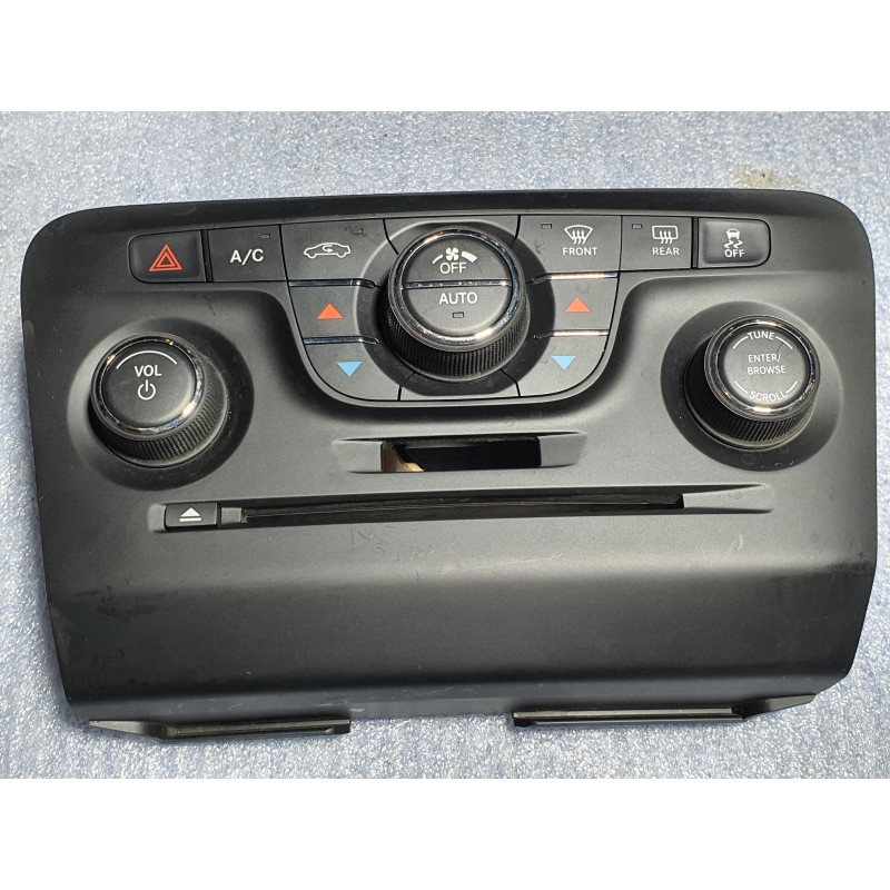 1QH12DX9AE Dodge Charger Radio Audio AC Heater Climate Control Panel