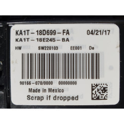 KA1T-18D699-FA Lincoln MKX Radio Audio AC Heater Climate Control Panel