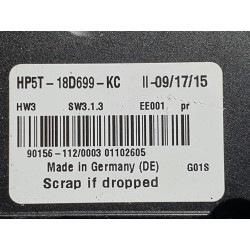 HP5T-18D699-KC Lincoln MKZ Radio Audio AC Heater Climate Control Panel