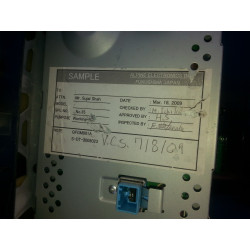 Chevrolet Volt AM-FM CD AC Heater Control Panel LCD Screen 2011-2015