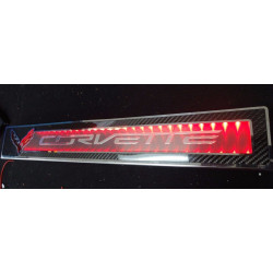 23146466 Chevrolet Corvette Door Sill Overlay LED Lighting Plates 2014-2017