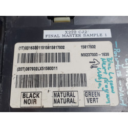 15817932 Buick Lucerne AC Heater Climate Control Switch 2006