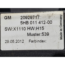 20929717 GMC Acadia Rear AC Heater Climate Control Switch 2015-2023