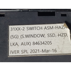 84634205 Chevrolet Colorado Window Aux Hazard Switch 2023-2025 85643598
