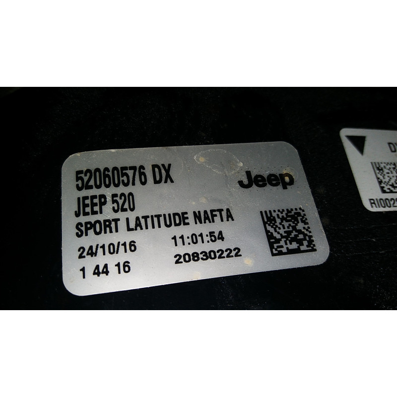52060576DX Jeep Renegade Right Tail Lamp 2015-2020 52060576