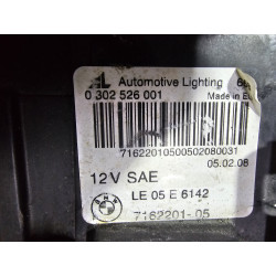 7162201 BMW X3 Left Halogen Headlight 2006-2010