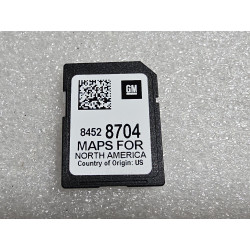 84528704 Cadillac Navigation SD Card USA Maps for North America