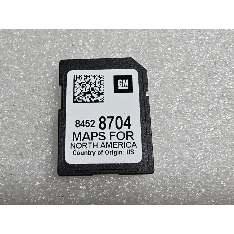 84528704 Cadillac Navigation SD Card USA Maps for North America