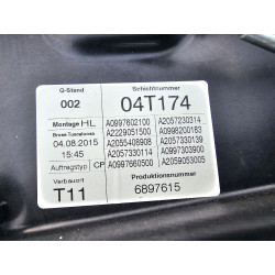 A2057320110 Mercedes-Benz C Left Rear Door 2014-2023 A2055408908