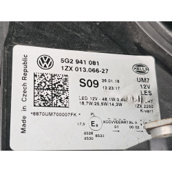 5G2941081 Volkswagen Golf Left Passenger Full LED Headlight 2017-2020