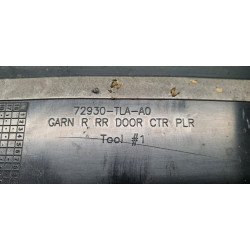 72930-TLA-A01 Honda CR-V Right Rear Door Center Pillar 2017-2022