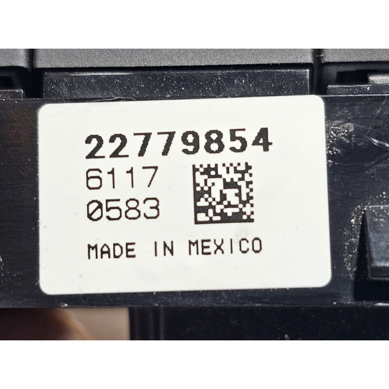 22779854 Cadillac CTS Heads Up Display HUD Info Control Switch 2014-2019