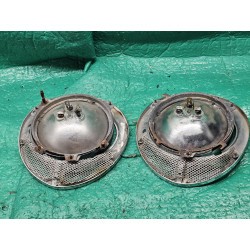 DAC2110 Jaguar XJ6 Headlight With Chrome Bezel Pair 1976-1987