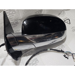 20843213 Cadillac Escalade Left Power Fold Turn Blind Spot Chrome Mirror