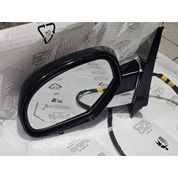 20843213 Cadillac Escalade Left Power Fold Turn Blind Spot Chrome Mirror