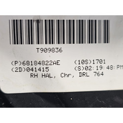 68184822AE Dodge Durango Right LED Halogen Headlight 2014-2020 68184822AB