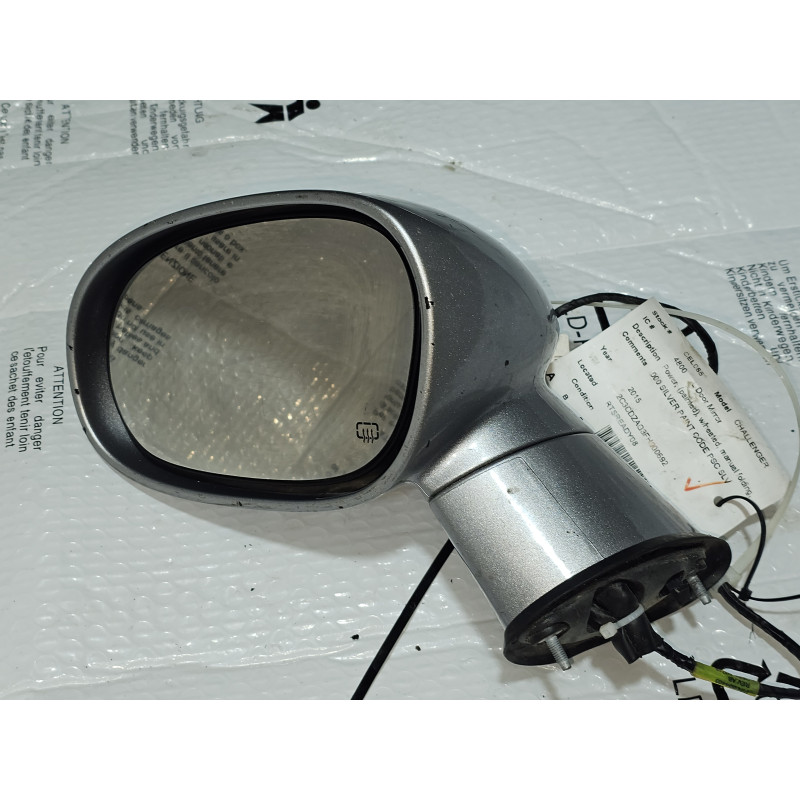 5PE55JSCAC Dodge Challenger Left Heated Mirror 2015-2021 5PE55JSCAD