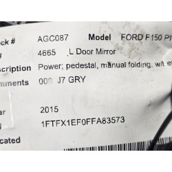 FL34-17683-CH Ford F-150 Left Manual Fold Auto Dim Turn Heated Mirror