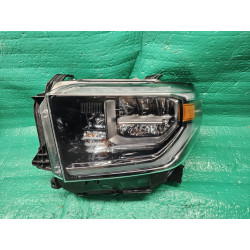 81150-0C140 Toyota Tundra Left Full LED Chrome Headlight 2018-2021