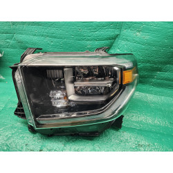 81150-0C140 Toyota Tundra Left Full LED Chrome Headlight 2018-2021