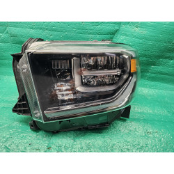 81150-0C140 Toyota Tundra Left Full LED Chrome Headlight 2018-2021