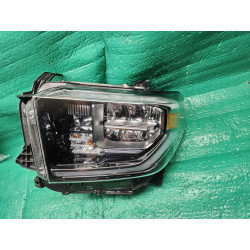 81150-0C140 Toyota Tundra Left Full LED Chrome Headlight 2018-2021