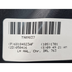 68184823AF Dodge Durango Left LED Halogen Headlight 2014-2020 68184823AG