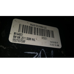 55079378AF Jeep Grand Cherokee Right Halogen Headlight 2011-2013