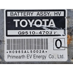 G9510-47031 Toyota Prius 1.5L Hybrid Battery Pack 2004-2009