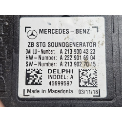 A2139004223 Mercedes-Benz GLE Sound Generator Speaker 2015-2025 A2229016904