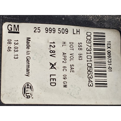 25999509 Cadillac Escalade Left Full LED Headlight 2009-2014 84086144