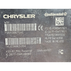 05026875AE Chrysler Town & Country Ignition Lock Receiver 2009-2010
