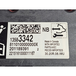 13583342 Cadillac ATS Airbag Control Module 2013-2017 13595567