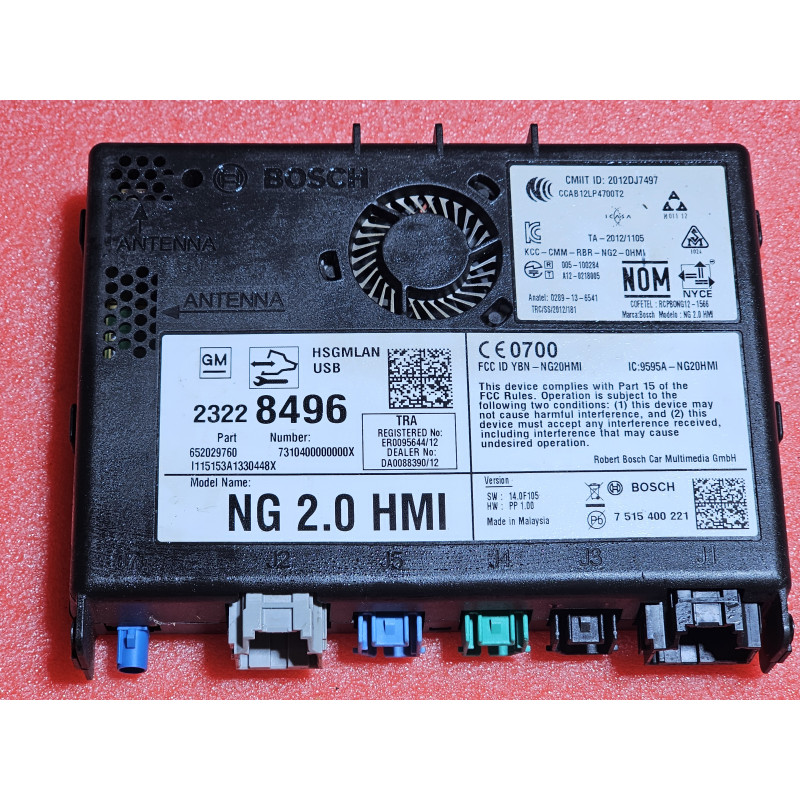 23228496 Chevrolet Corvette GPS Navigation Control Module 2015-2016