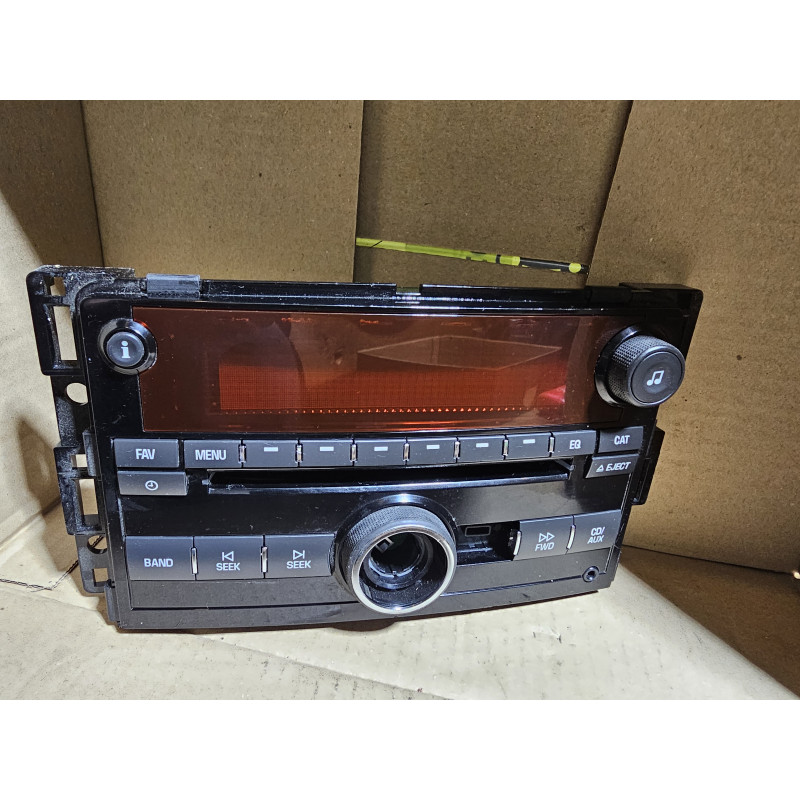 15850682 Saturn Vue Radio CD Control Face Plate 2006-2007 25875839