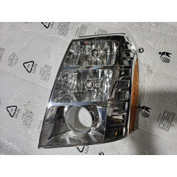 25897648 Cadillac Escalade Left Xenon Headlight Chrome Insert Bezel