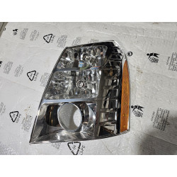 25897648 Cadillac Escalade Left Xenon Headlight Chrome Insert Bezel
