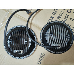 Jeep Wrangler 7 Inch 35W 13 LED Headlights 1997-2018 | Royal Enfield
