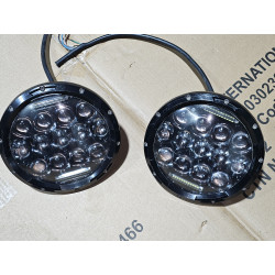 Jeep Wrangler 7 Inch 35W 13 LED Headlights 1997-2018 | Royal Enfield