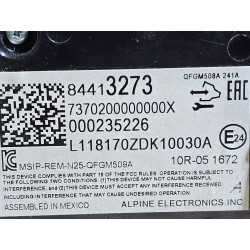 84413273 Chevrolet Volt AC Heater Climate Control 2019
