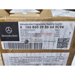 A1668602986 Mercedes-Benz ML Rear Left Seat Belt Pretensioner 2012-2019