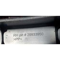 20933950 Cadillac ATS Deck Lid Hinge Cover 2013-2019 20933951