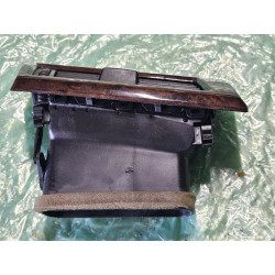64226910731 BMW 5 Series Left Dashboard Air Vent Grille Wood Trim 2004-2010