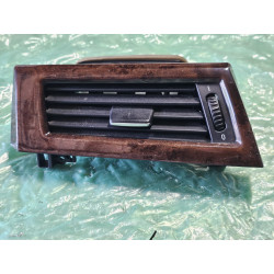 64226910731 BMW 5 Series Left Dashboard Air Vent Grille Wood Trim 2004-2010